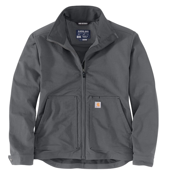 Carhartt Women's OJ5534 W Supr Dux RlxdFt LW Sftshl S REG Non-Insulated Relaxed Gravel OJ5534-W / 105536-GVLSREG - main
